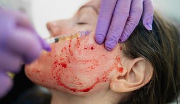 Este tratamiento de la piel llamado" facial de vampiro" pudo haber expuesto a clientes al VIH