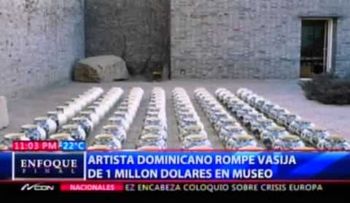 Artista dominicano enfrente un cargo penal por romper vasija de 1 millón dólares en Miami