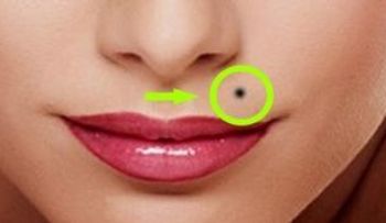 El curioso significado de tener un lunar cerca del labio