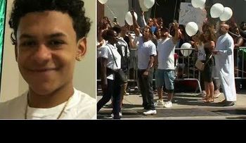 Le dan el último adiós a "Junior", brutalmente asesinado por una pandilla en NY