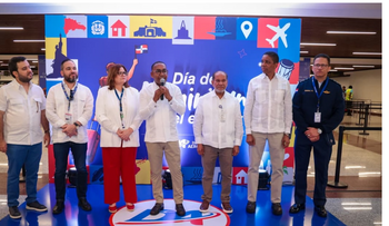 Aeropuerto Las Américas: "Volvió Juanita" para la diáspora