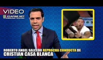 Boche diplomático de Robertico Salcedo a Cristian Casa Blanca