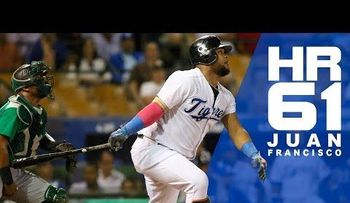 Juan Francisco y su histórico jonrón 61 en triunfo Tigres sobre EO, 10 carreras por 2