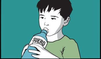 Suero oral casero para enfermedades