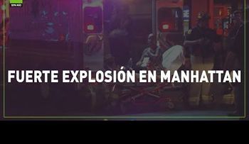 Cámaras captan explosión en Manhattan (VIDEO)