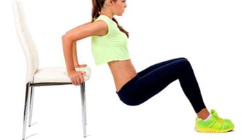 Ejercicios claves para eliminar la "lipa", solo necesita una silla