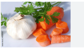 Zanahoria y ajo ayudan contra Helicobacter pylori