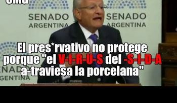 "El virus del sida atraviesa la porcelana": Un médico argentino hace polémicas declaraciones