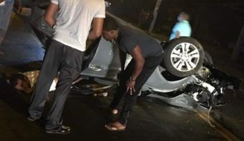 Un muerto (Altagracia María Beato) y dos heridos en accidente en Moca