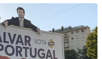 Tribunal en Portugal ordena a Chega retirar carteles