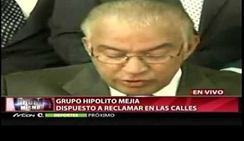 Hipólito dice PRD tendrá que tomar las calles; reitera sus seguidores irán a convocatoria CEN