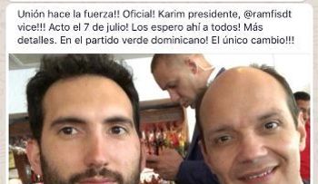 Karim anuncia que llegó a un acuerdo con Ramfis