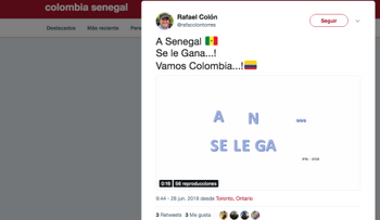 Los memes del partido Colombia â?" Senegal