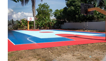 Inauguración del Bajo Techo de la Escuela Narciso Alberti