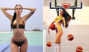 Las candentes vacaciones de la basquetbolista "más sexy del mundo"