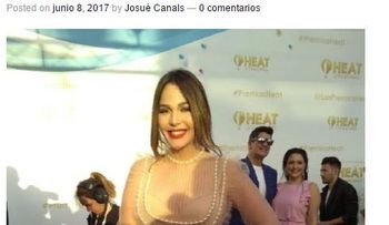 El vestido transparente de Luz García, del que todos hablan 