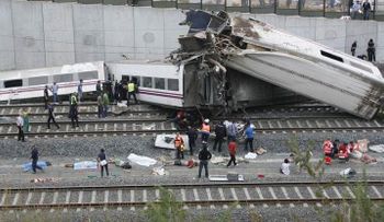 Maquinista del tren: â??Dios mío, pobres viajeros, pobres viajerosâ?