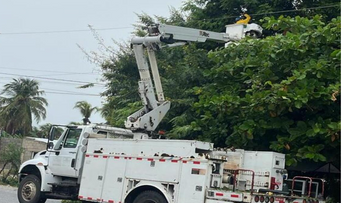 Sistema eléctrico se mantuvo estable durante tormenta Melissa