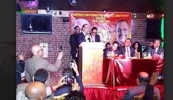 Catalogan de fracaso encuentro candidato presidencial PRSC en NY