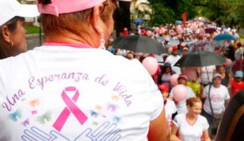 Realizaron caminata contra el cáncer de mama en varios estados del país