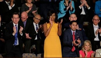 Conozca el vestido con el que Michelle deslumbró en el último discurso de Barack Obama