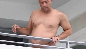 Actor Vin Diesel aumenta de peso; imagen muestra su pronunciada panza