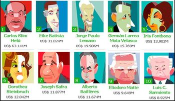 Conozca a los multimillonarios de América Latina