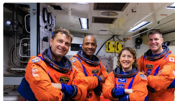 Astronautas de Artemis II listos para cara oculta de la Luna