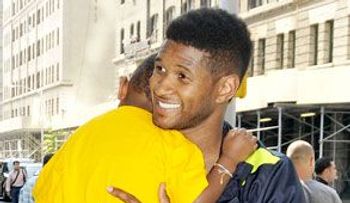 Hijo de Usher en terapia intensiva tras sufrir un accidente