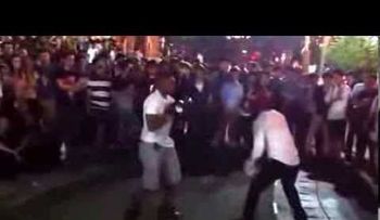 Video: Un turista estadounidense se enfrenta a un boxeador profesional en Corea