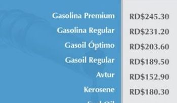 La gasolina premium baja RD$4.00; regular RD$3.00; GLP RD$1:00 y congelan el GN