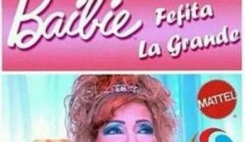 Fefita La Grande convertida en una "Muñeca Barbie"