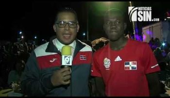 Reciben a Luisito Pie en su nativa Bayaguana tras ganar medalla de bronce en Río 2016