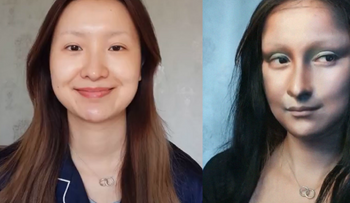 El resultado es espectaular: Youtuber imita a la Mona Lisa con maquillaje