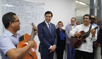 Autoridades supervisan funcionamiento de nueva Escuela de Bellas Artes en SDE