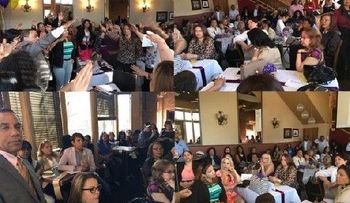 Yomare Polanco juramenta cientos de mujeres en NJ a favor reelección