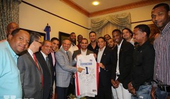 Presidente Medina continuará respaldando los deportes