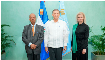 Roberto Álvarez se reúne con la ONU por Haití