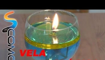 Hacer una vela con agua y aceite (VIDEO)