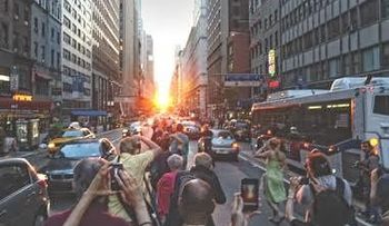 Dominicanos en NY observarán alineación del Sol en las calles de Manhattan