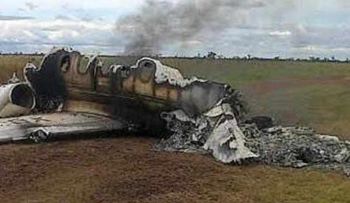 Avión mexicano destruido en Venezuela estaba lleno de droga, según Maduro