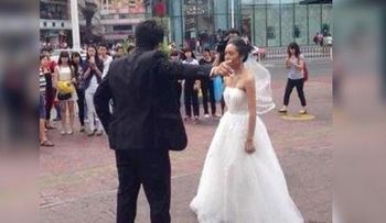 Cancela boda porque la novia llegó luciendo 50 años mayor (Video)
