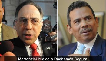 Marranzini le dice a Radhamés Segura "por qué no te callas".