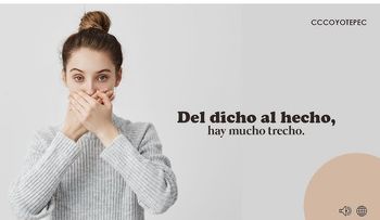 Los dichos deben convertirse en hechos concretos