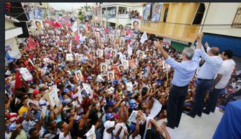 Luis Abinader cierra campaña en Nagua y La Vega, con demostración de fuerza 