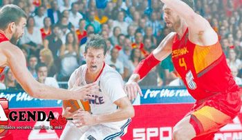 Francia tumba a España y Serbia se lleva a Brasil