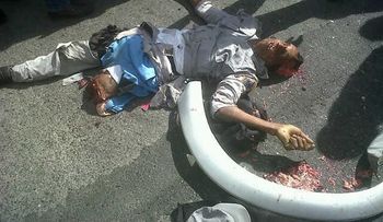 Muere agente PN chocado por un auto en San Cristóbal