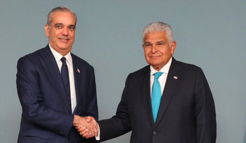 Abinader se reúne con presidente panameño José Raúl Mulino