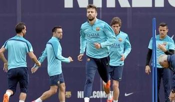 Piqué disponible para jugar el clásico de este domingo 