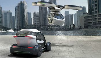 El primer auto volador es un vehículo de aire con pilas, y estará listo en el 2018